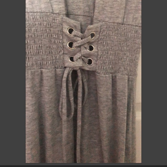 LeTote Grey Corset Waist Dress - Picture 3 of 3